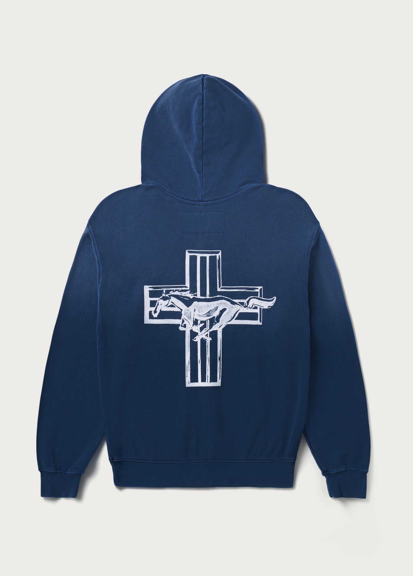 Mustang Cross Sweatshirt | Washed Navy