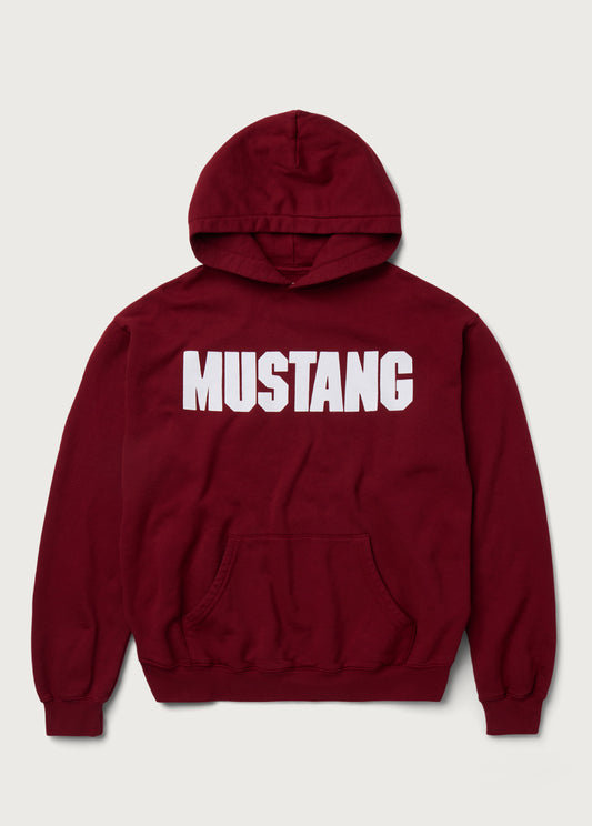 Mustang Hoodie | Washed Burgundy