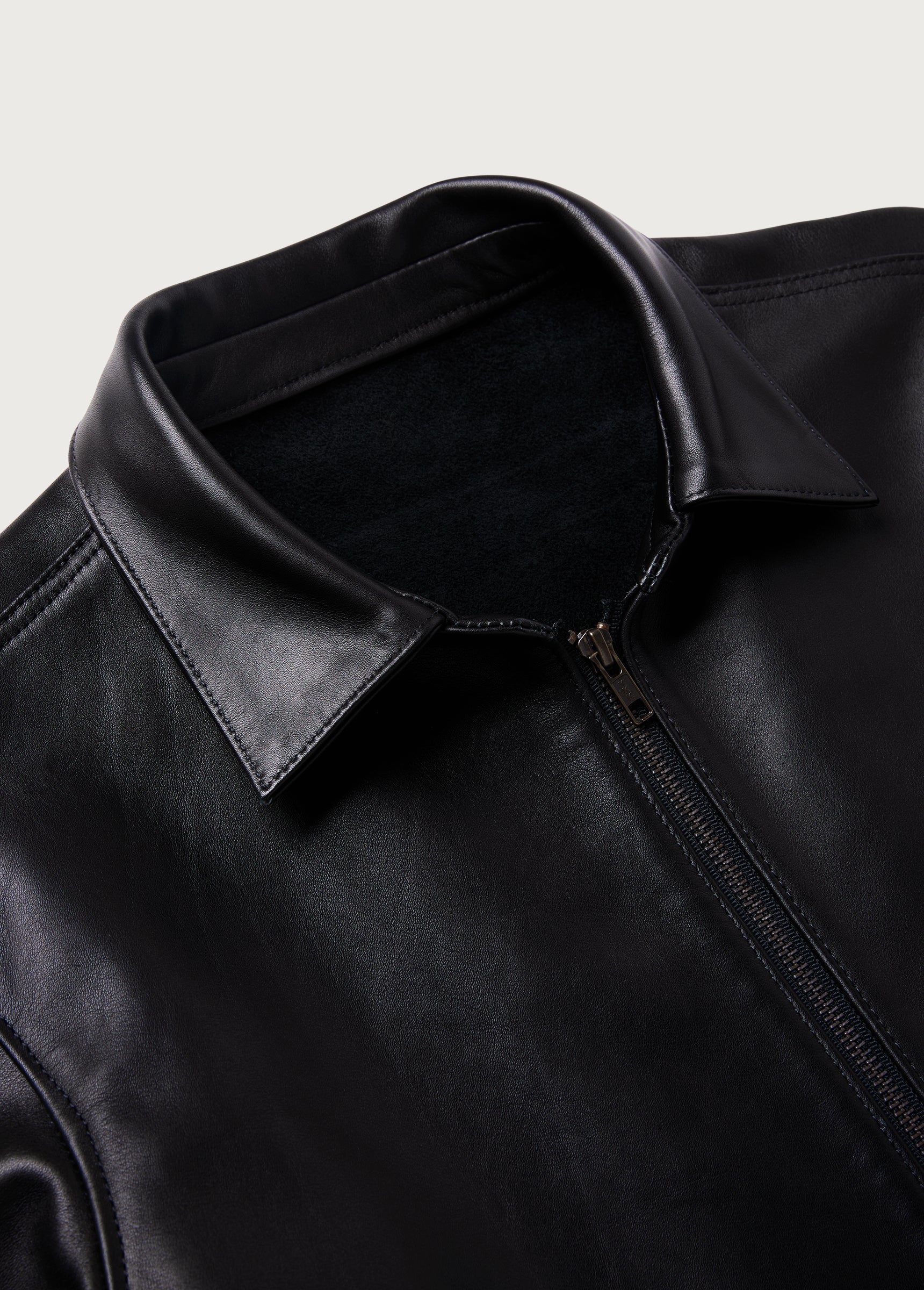 Midnight Rider Leather Jacket | Black