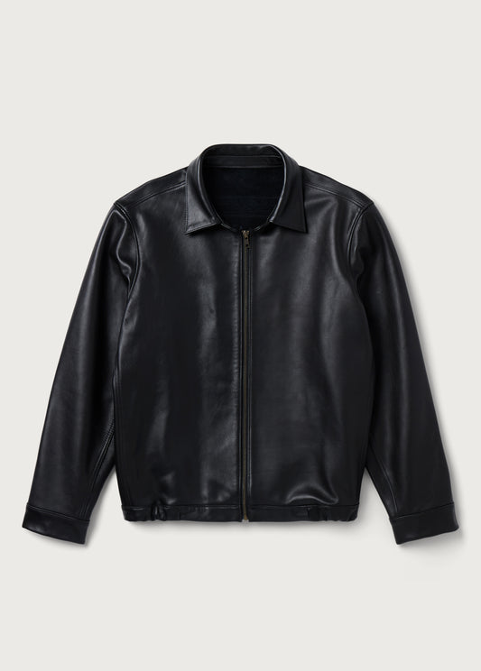 Midnight Rider Leather Jacket | Black