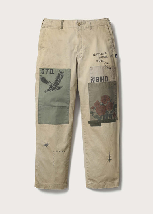 Patched Chino Pant | Tan