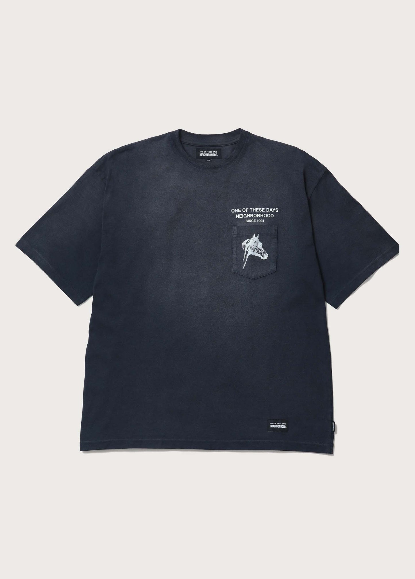 Horse Head Tee | Sun Faded Black