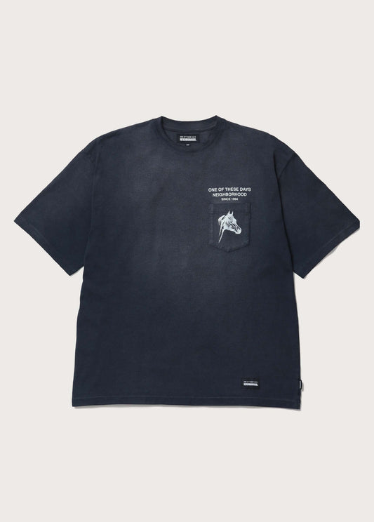 Horse Head Tee | Sun Faded Black