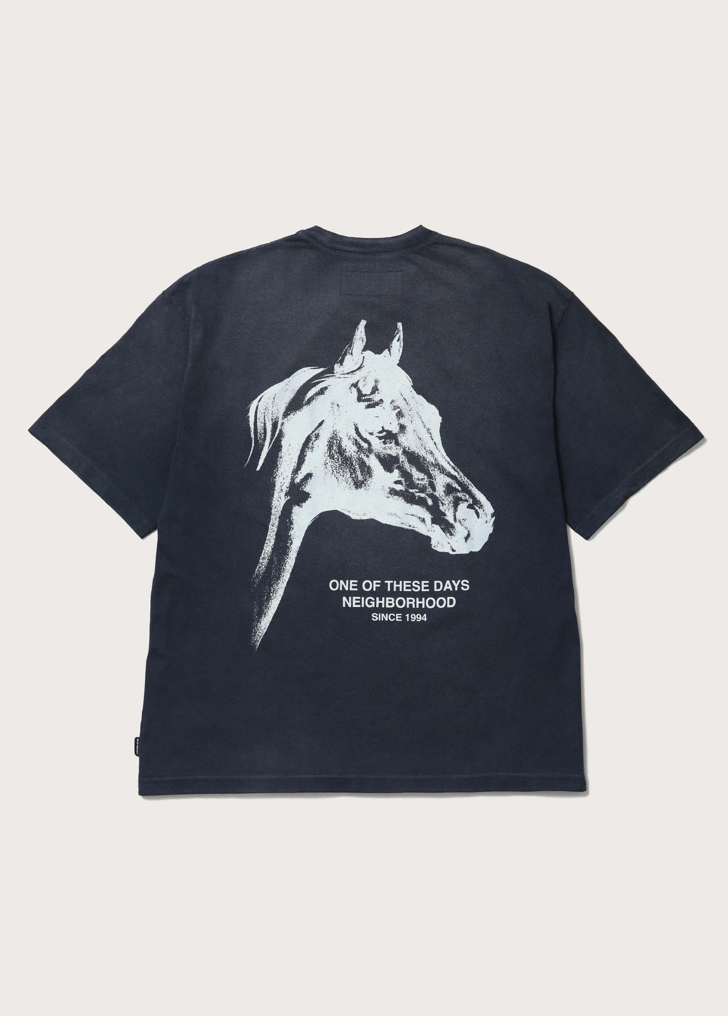 Horse Head Tee | Sun Faded Black