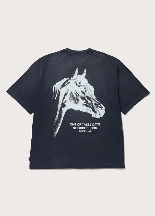 Horse Head Tee | Sun Faded Black