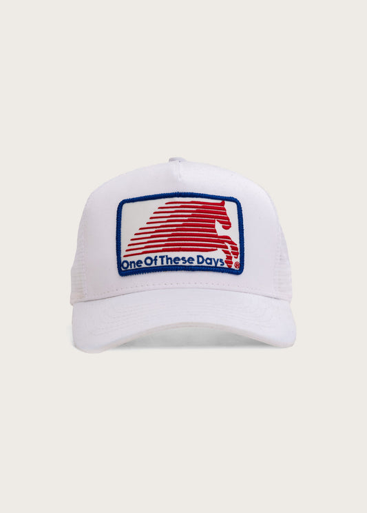 Northern Sky Patch Hat | White