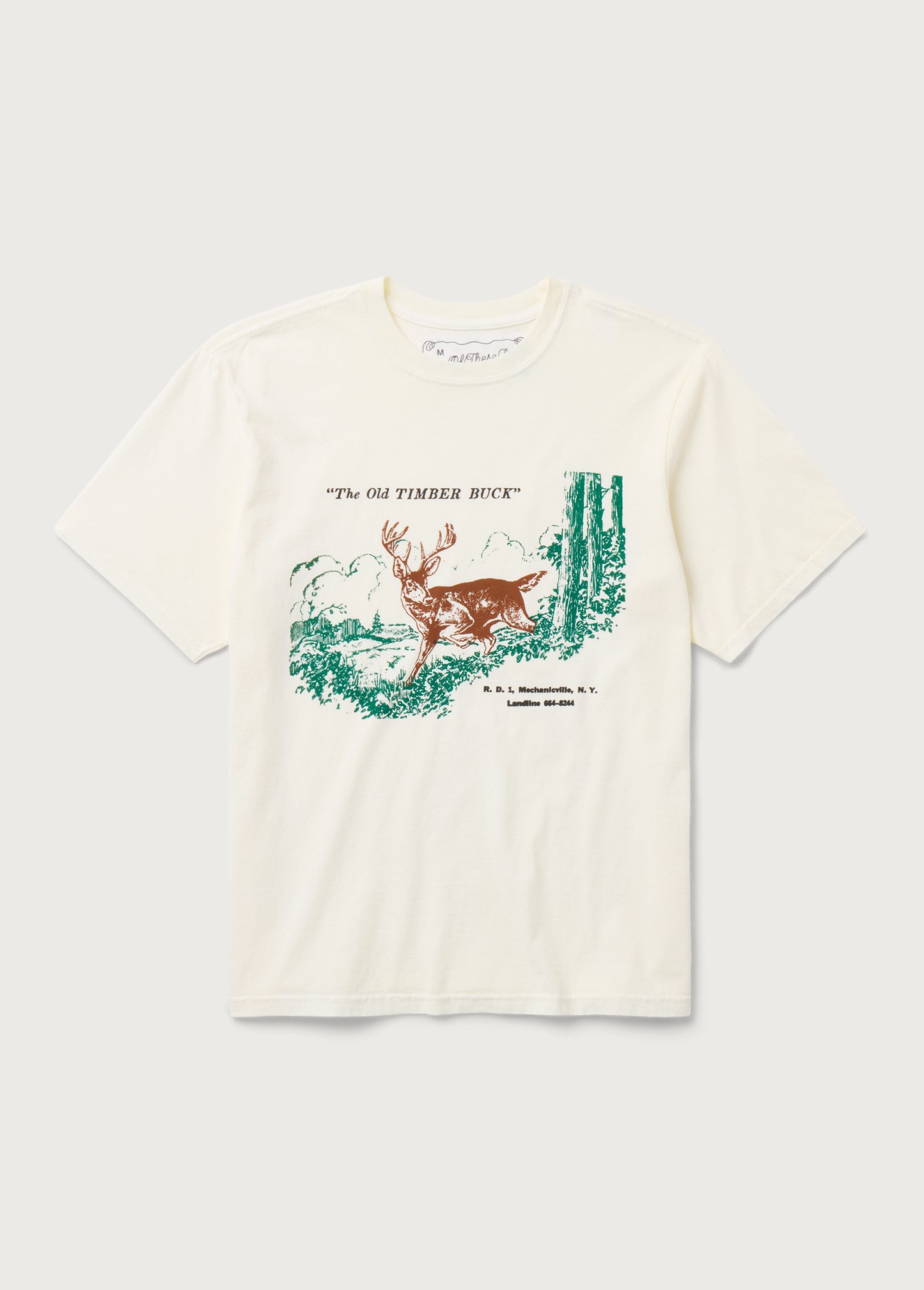 Old Timber Buck Tee | Bone