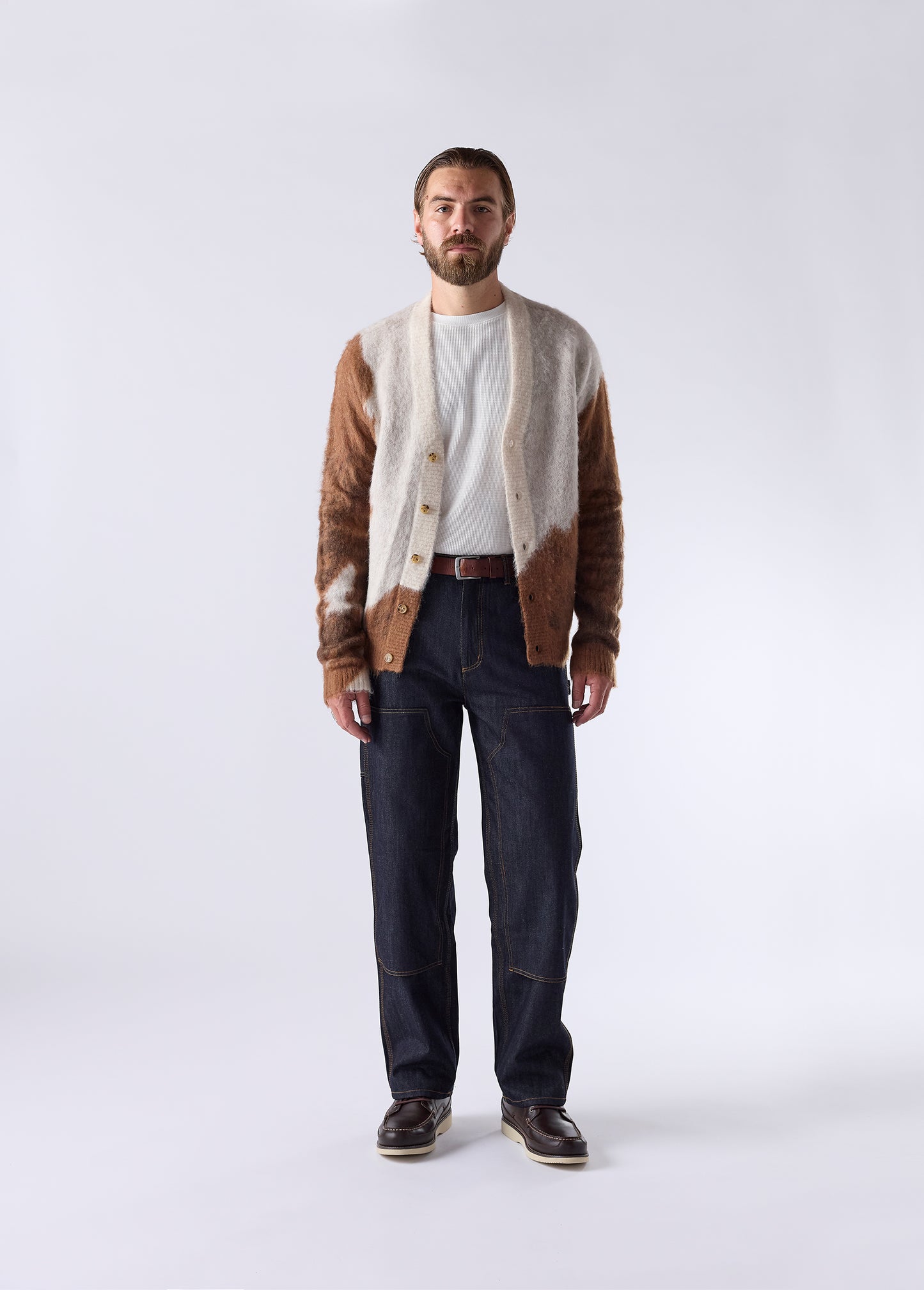 Horse Knit Cardigan | Brown