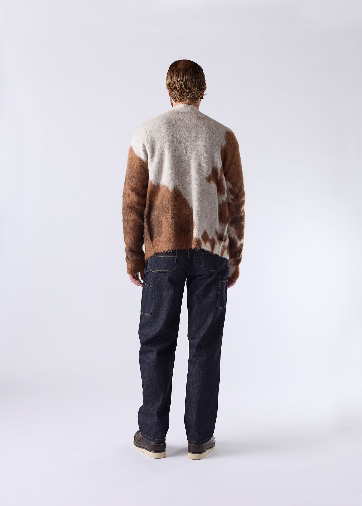 Horse Knit Cardigan | Brown