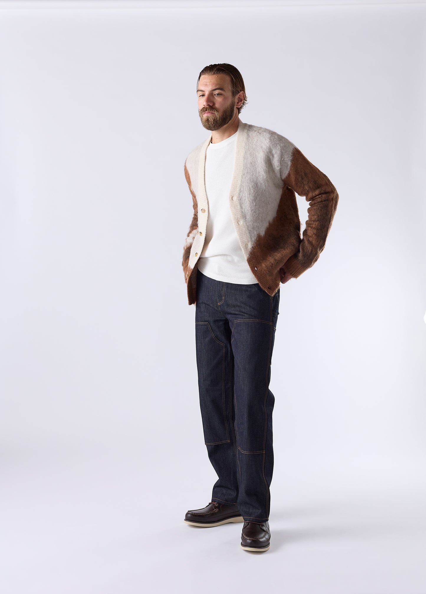 Horse Knit Cardigan | Brown