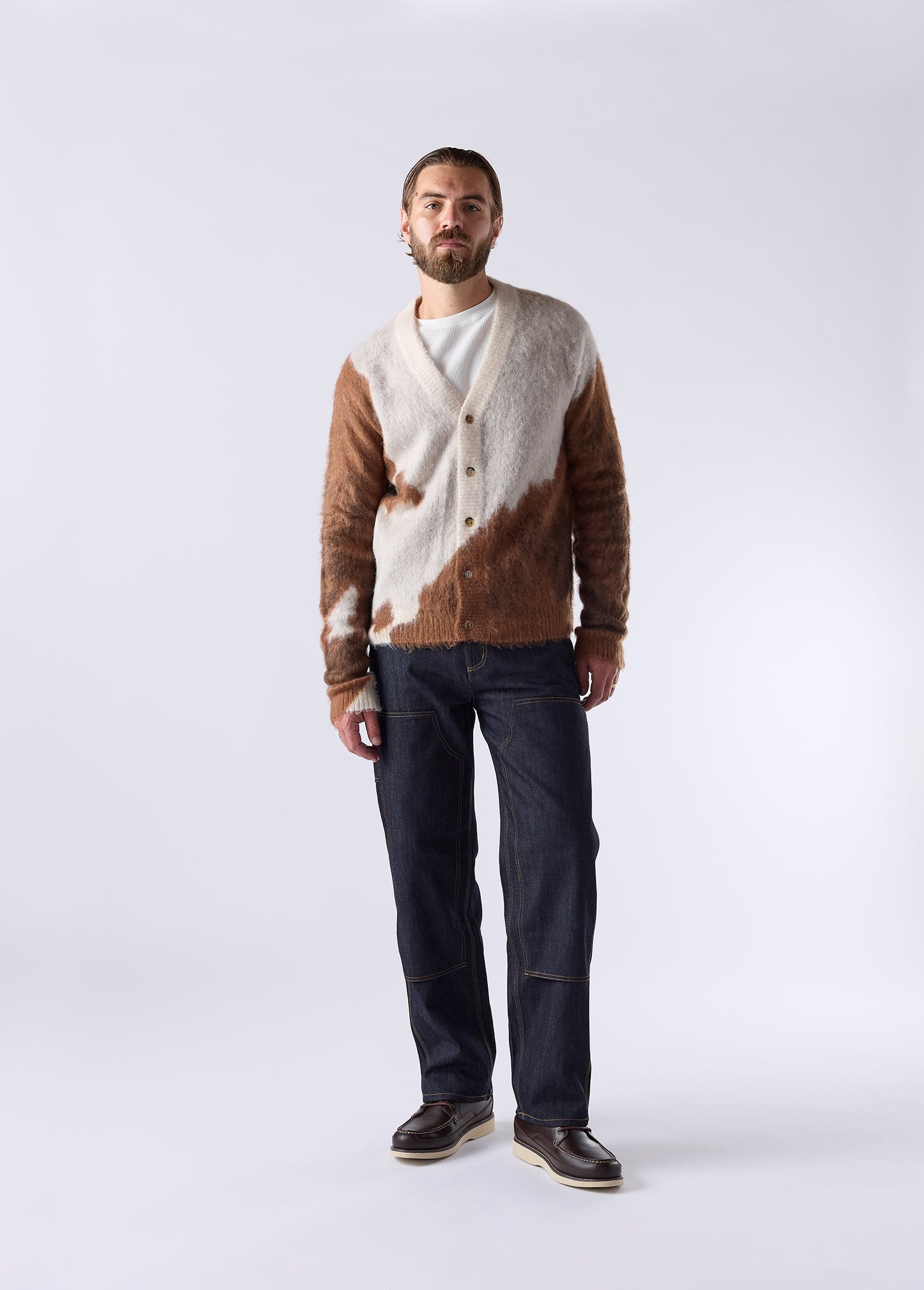 Horse Knit Cardigan | Brown
