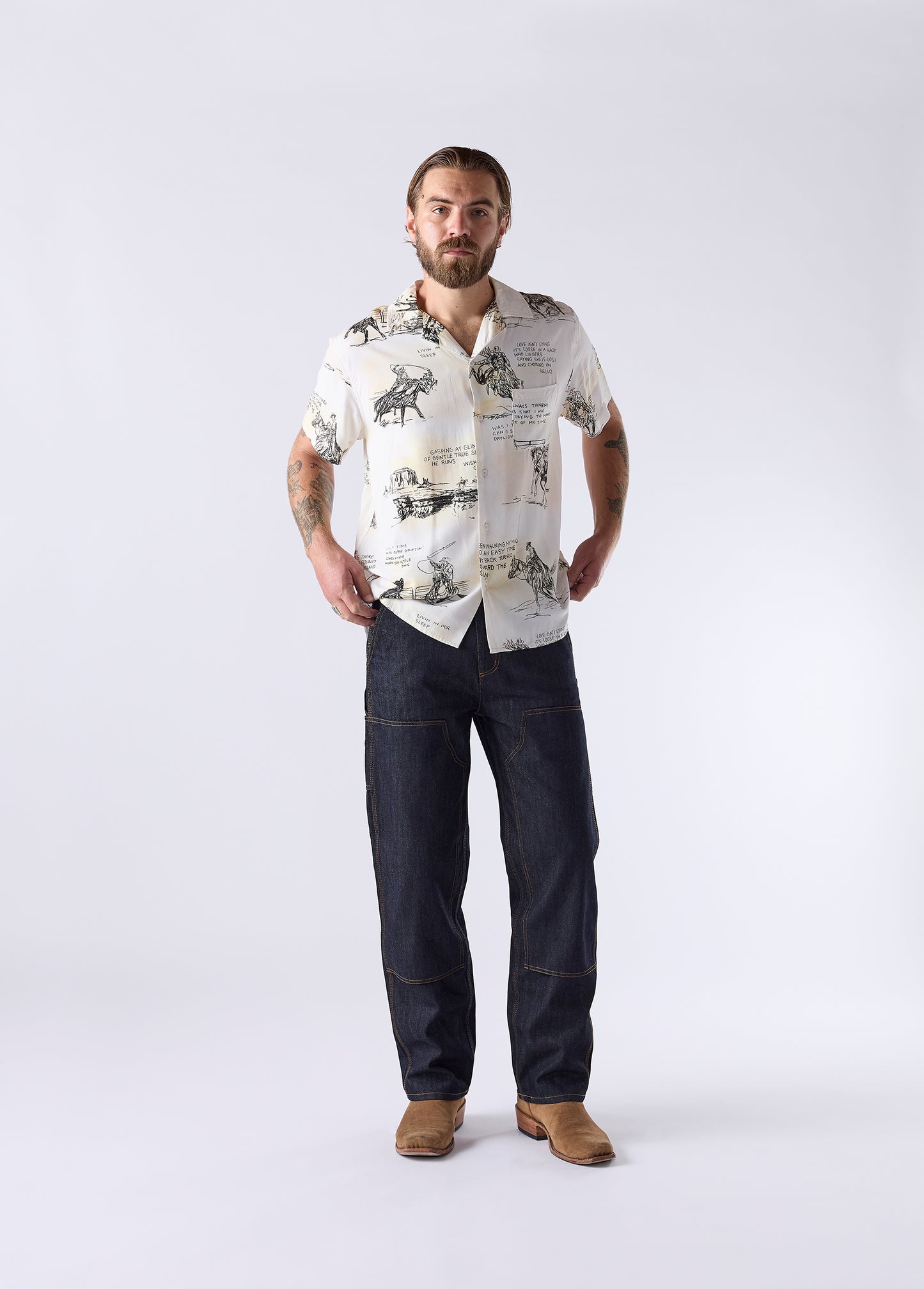 Best of My Time Camp Shirt | Natural