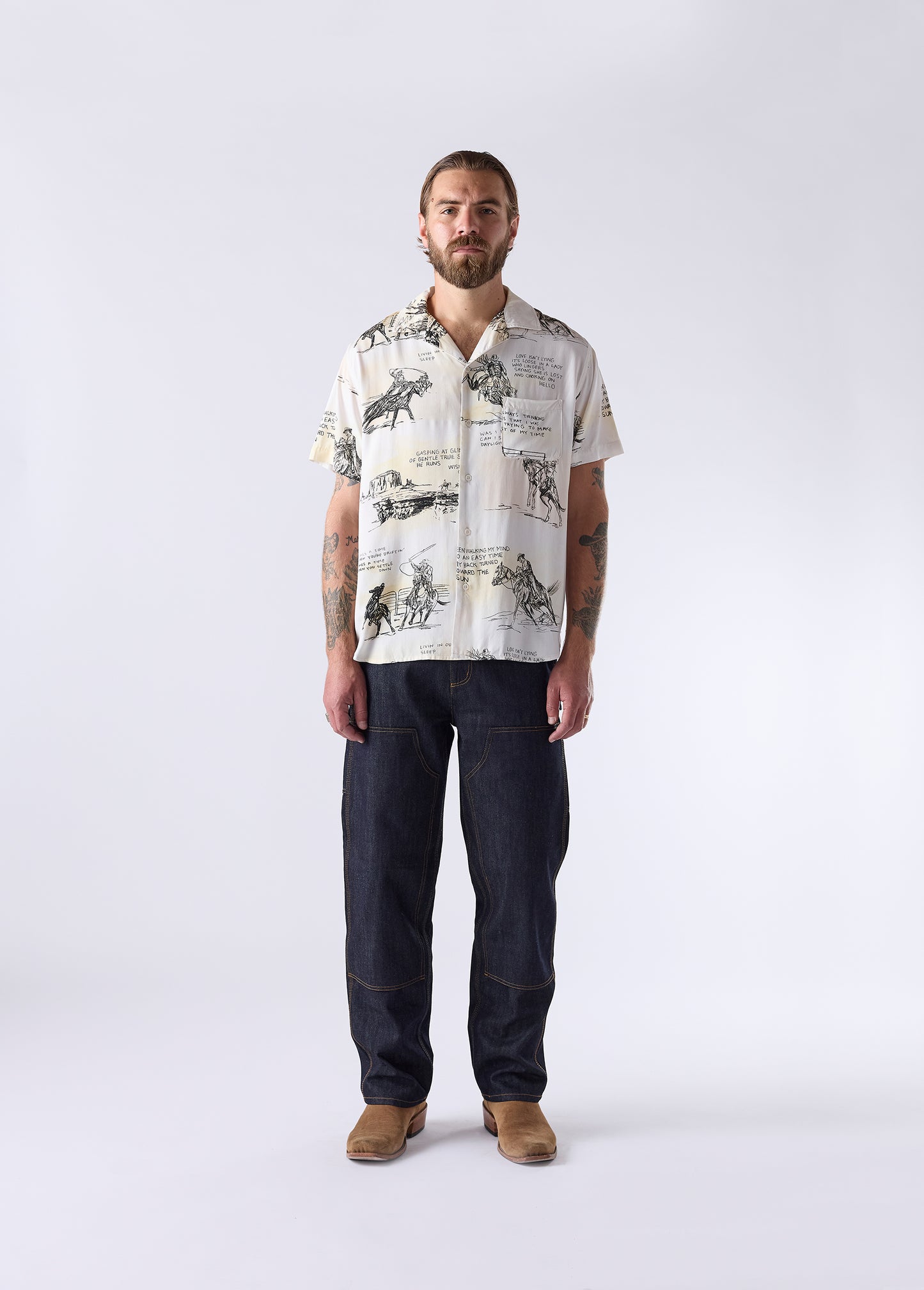 Best of My Time Camp Shirt | Natural