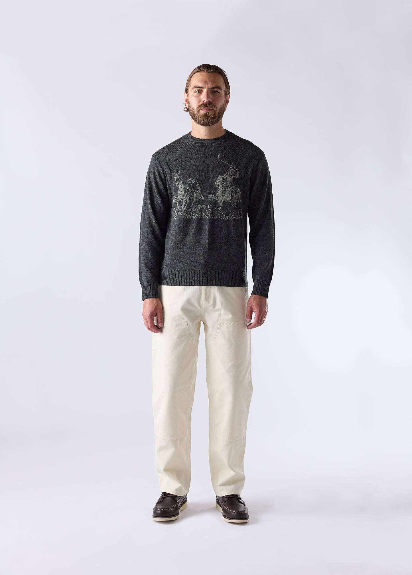 Just For A Moment Knit Sweater | Charcoal