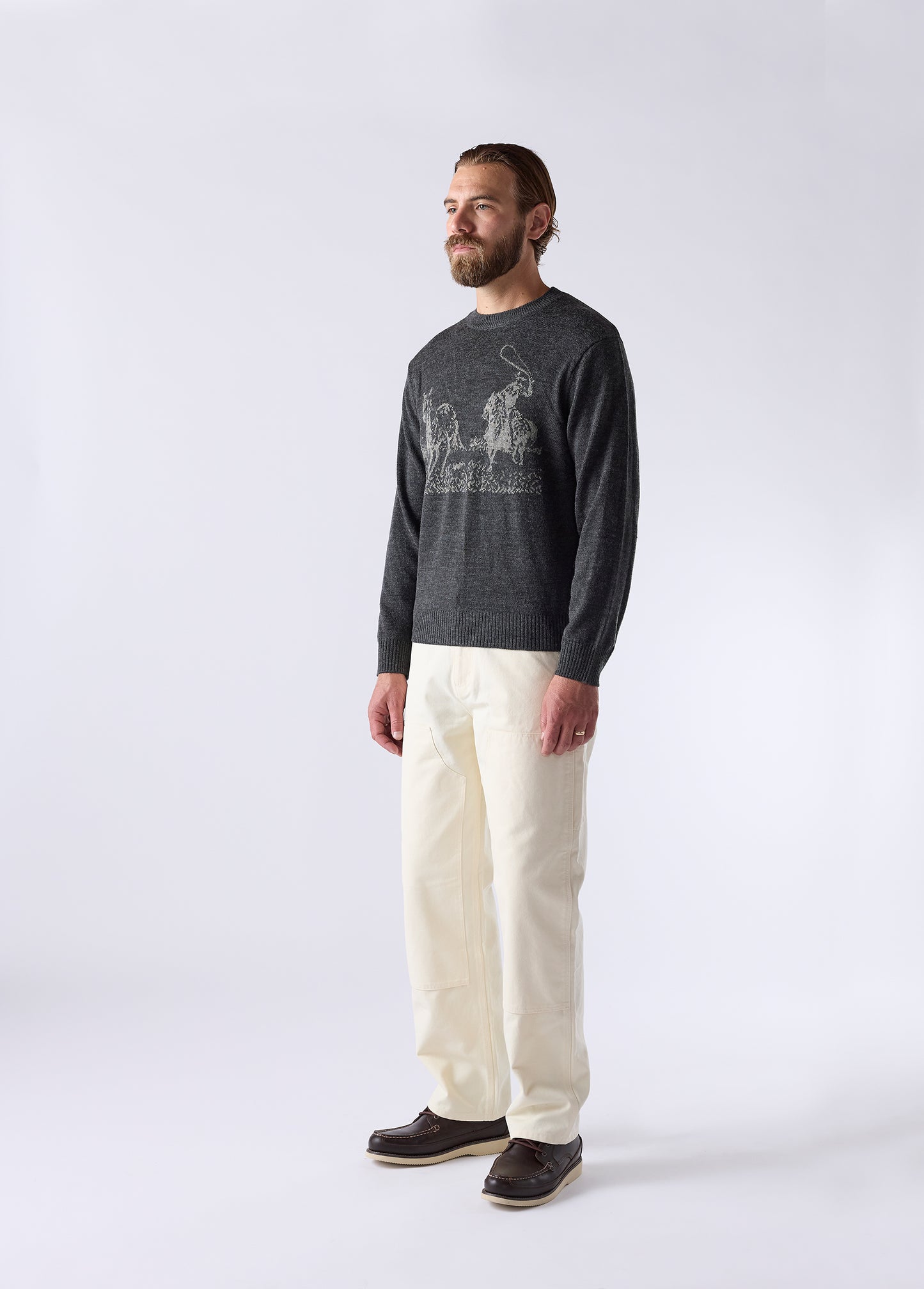 Just For A Moment Knit Sweater | Charcoal