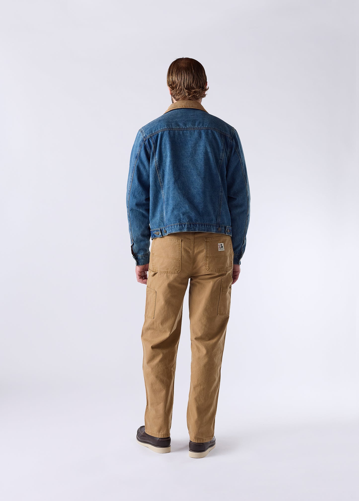 Lined Trucker Jacket | Washed Denim