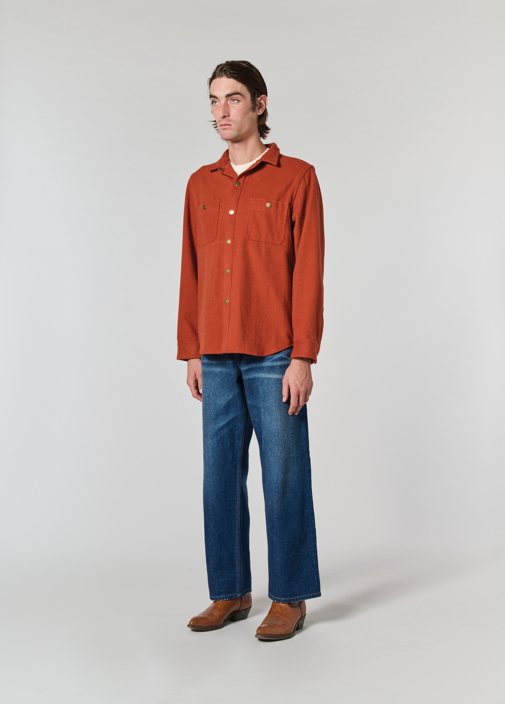 Overshirt | Rust | Crossroads Of The Big Sky Collection | One Of These Days