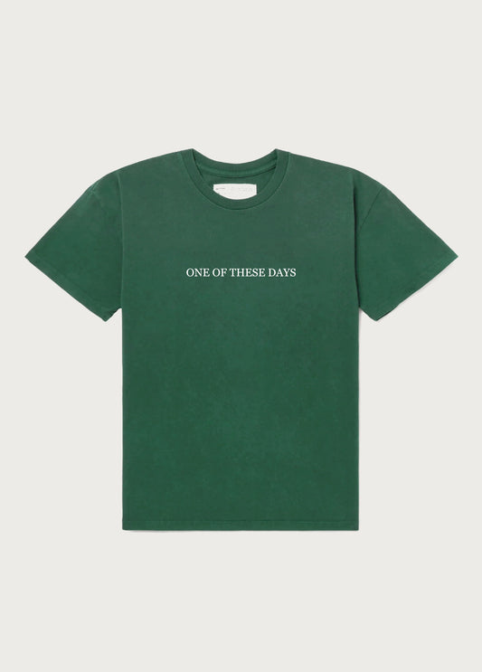 One of These Days Logo Tee | Forest Green
