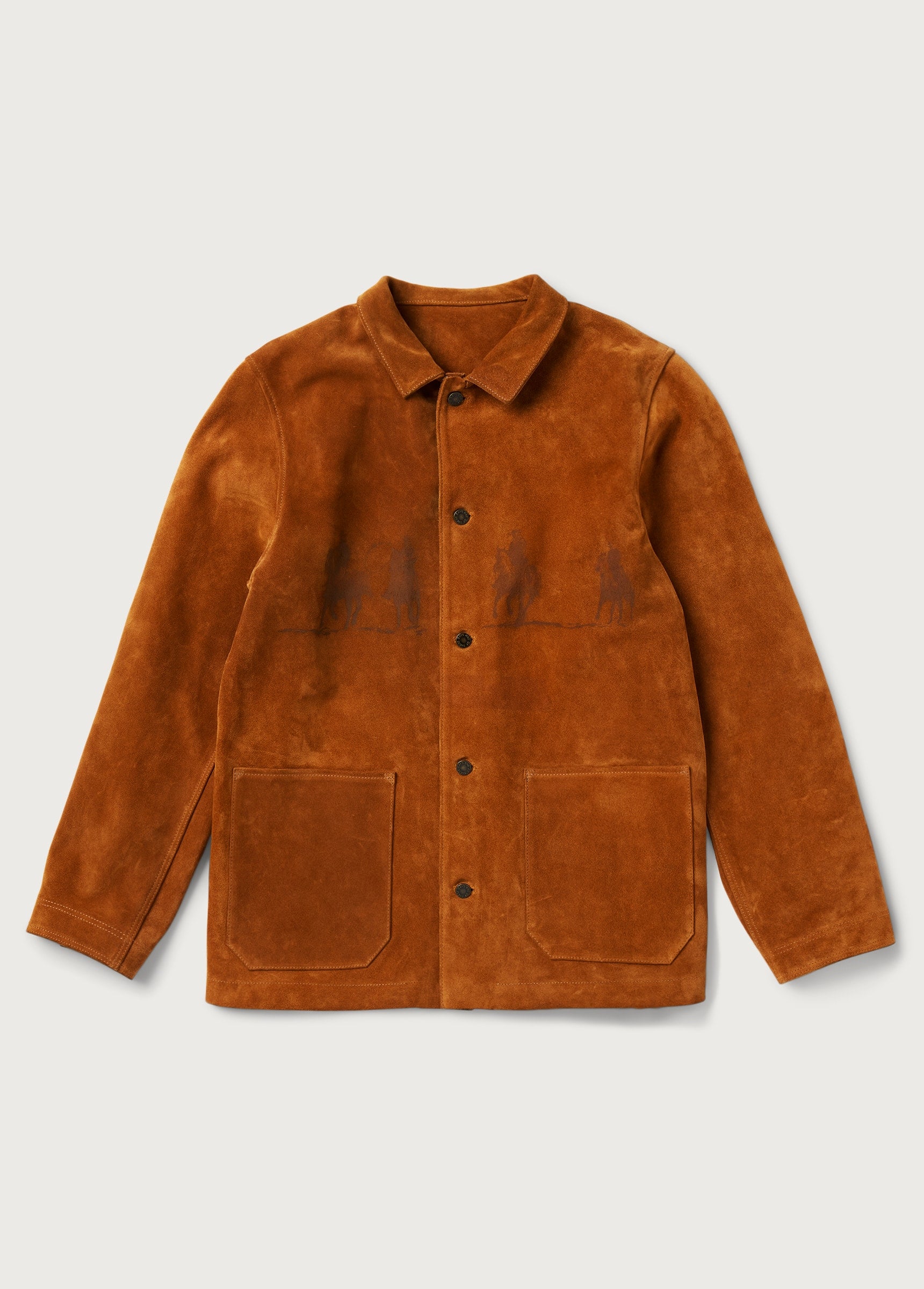 Suede Chore Jacket | Tobacco Suede