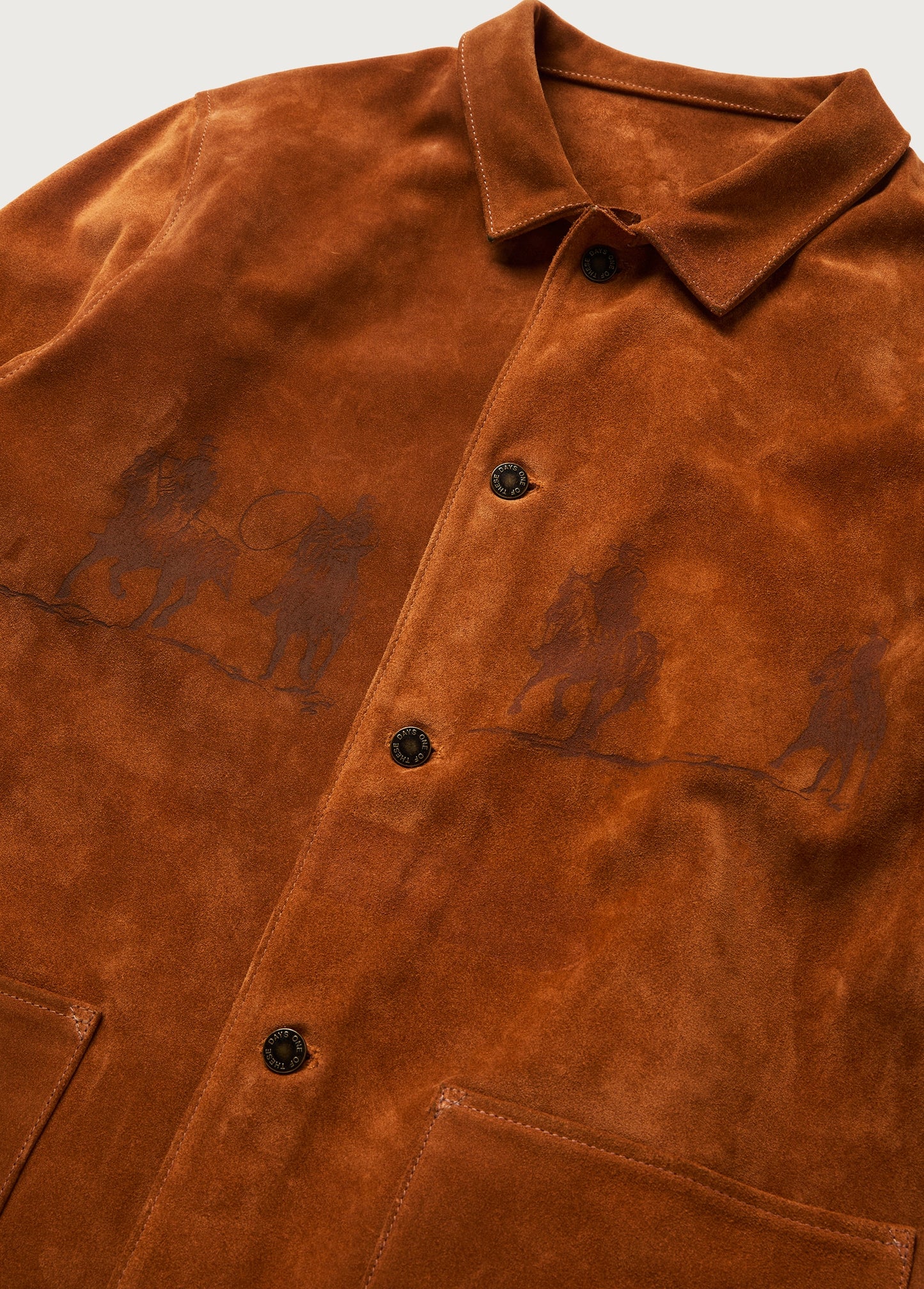 Suede Chore Jacket | Tobacco Suede