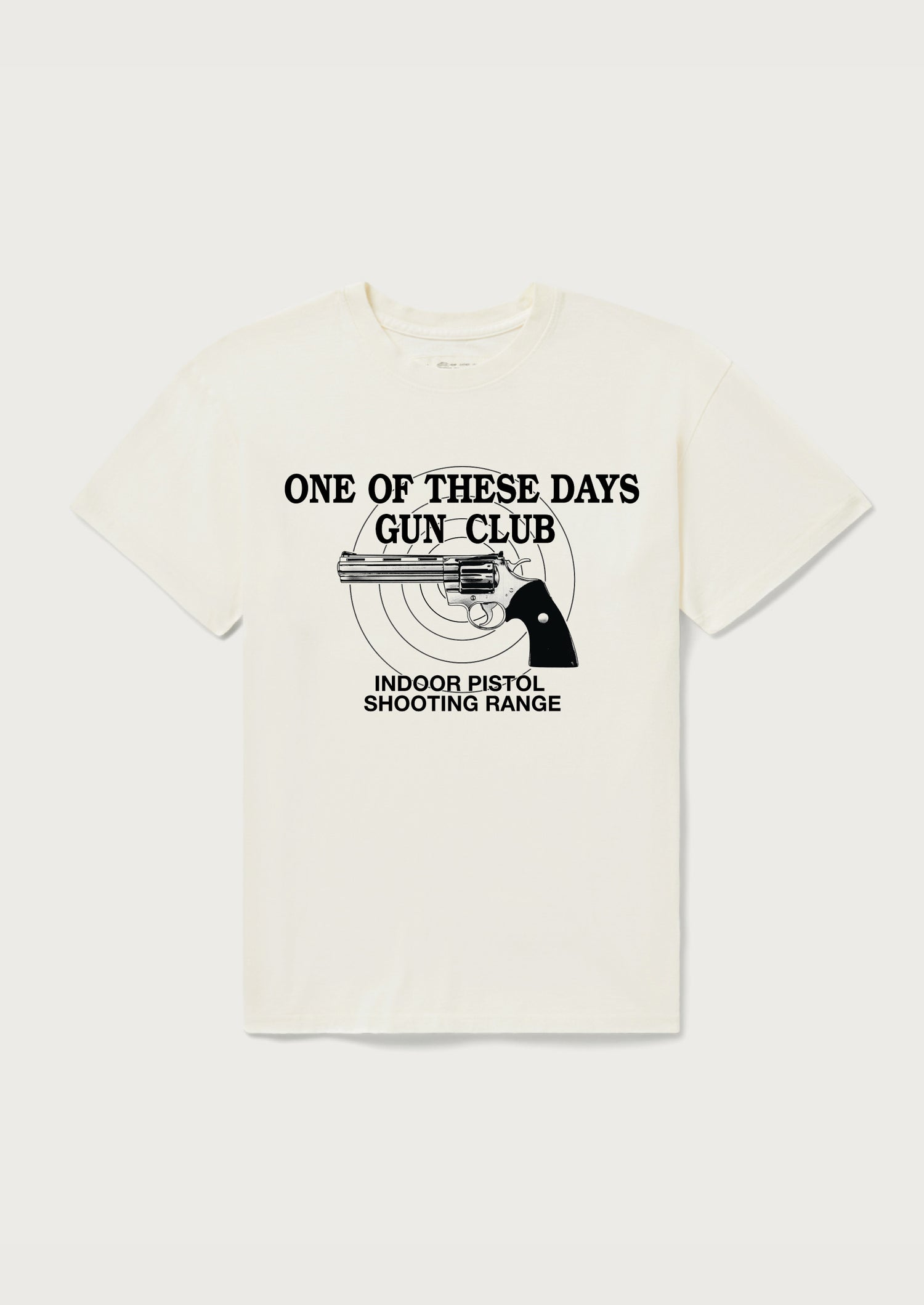 Gun Club Tee | Bone