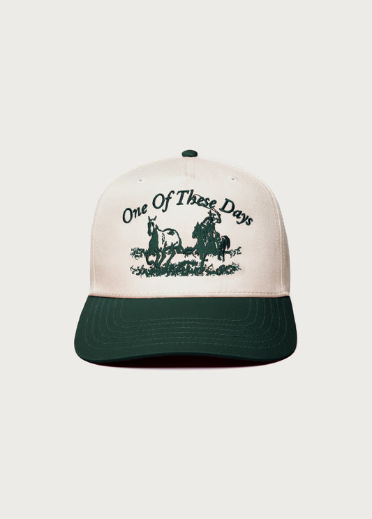 Just For A Moment 5 Panel Hat | Green