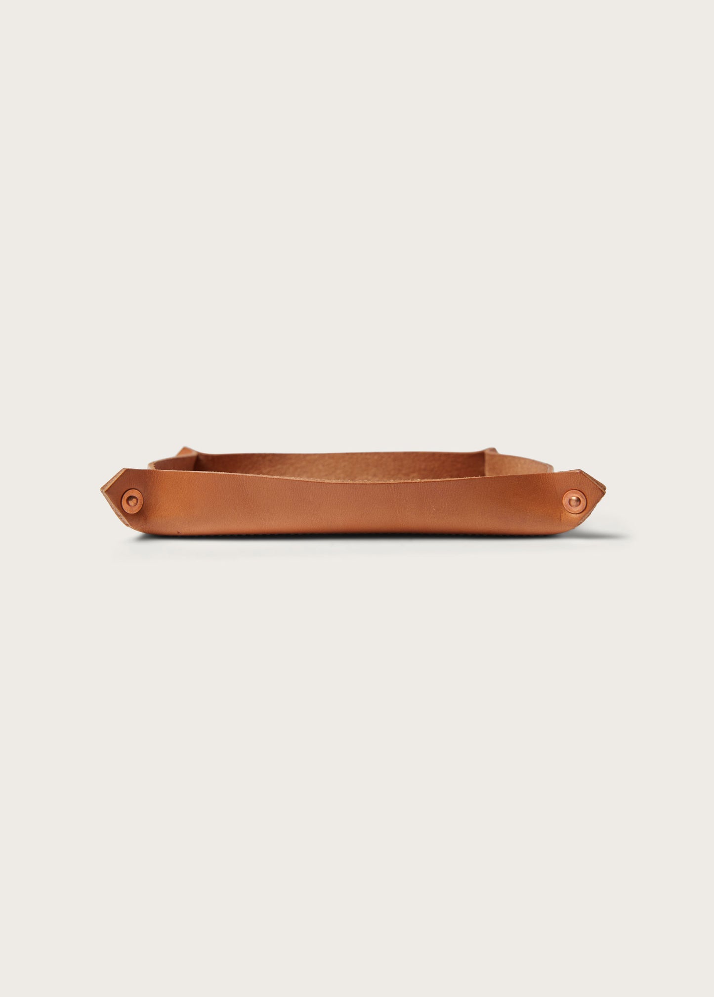 OTD Logo Leather Catch All | Tan