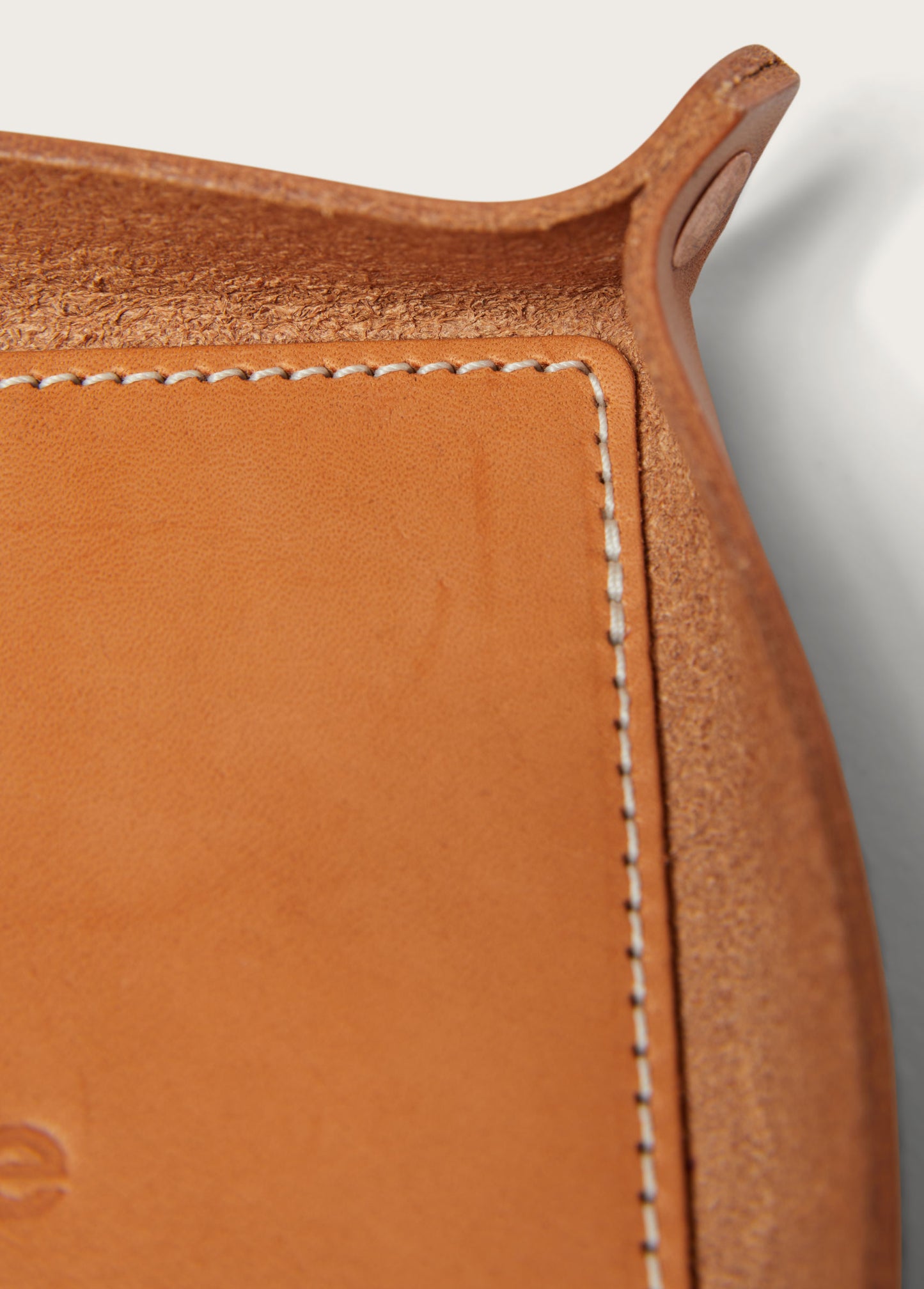 OTD Logo Leather Catch All | Tan