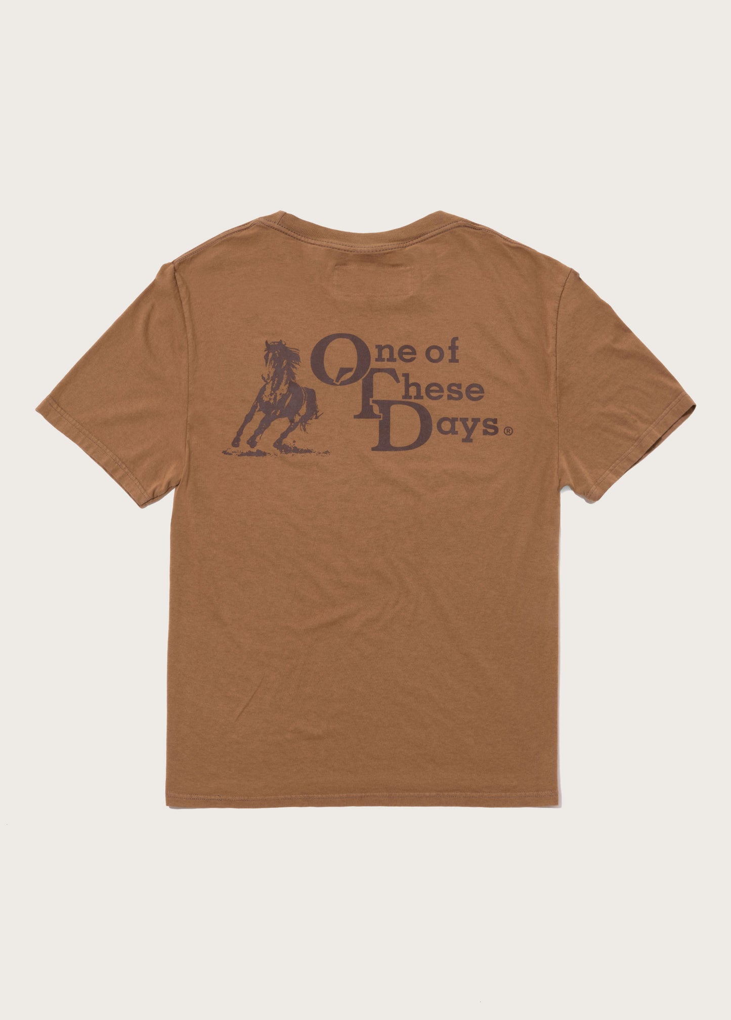 OTD Stacked Logo Tee | Light Brown