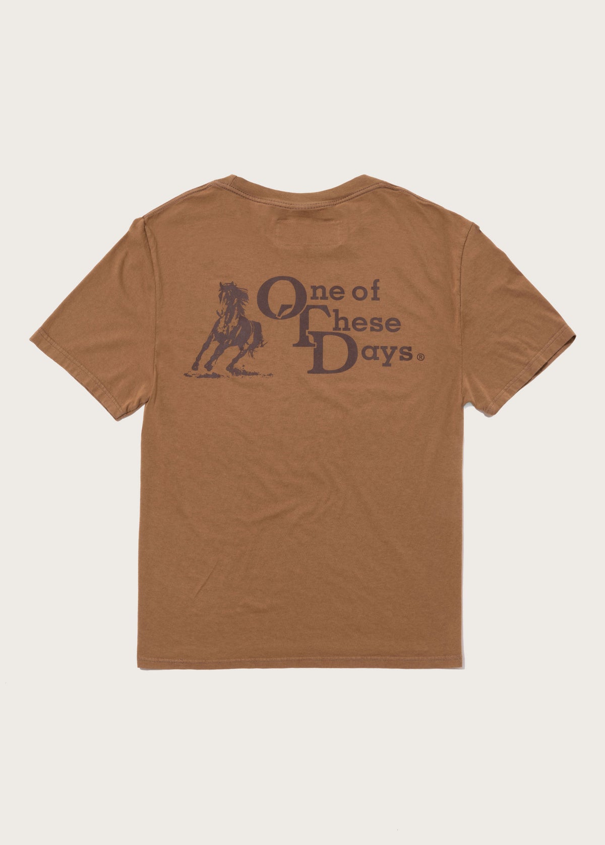 OTD Stacked Logo T-Shirt | Brown