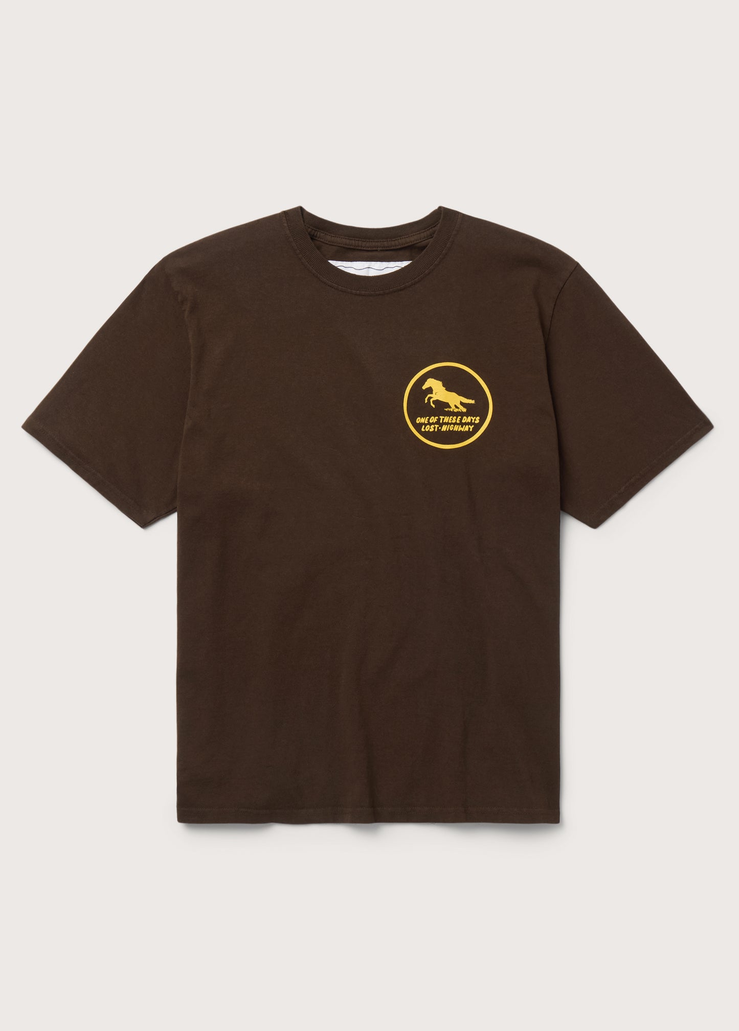 Painted Horse T-Shirt | Dark Brown