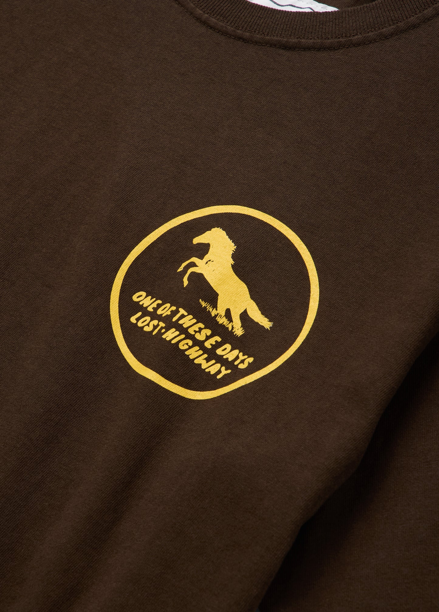 Painted Horse T-Shirt | Dark Brown
