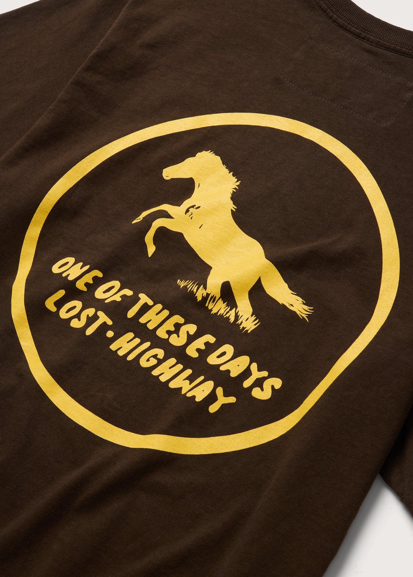 Painted Horse T-Shirt | Dark Brown