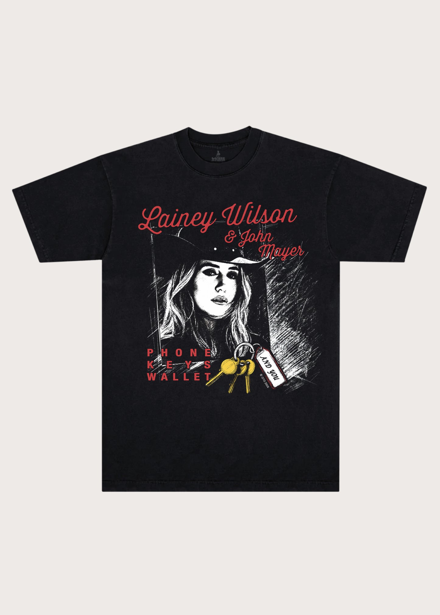 Phone, Keys, Wallet x One Of These Days Black T-Shirt
