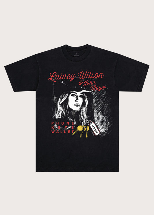 Phone, Keys, Wallet x One Of These Days Black T-Shirt