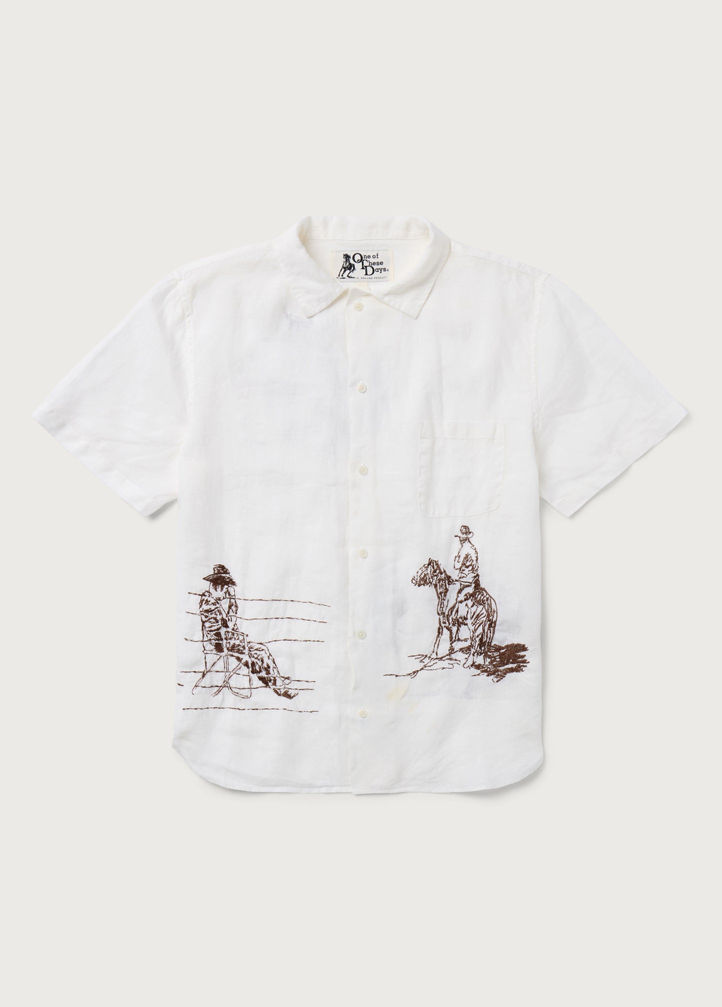 Remember Me Camp Shirt | Ivory