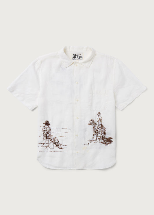 Remember Me Camp Shirt | Ivory