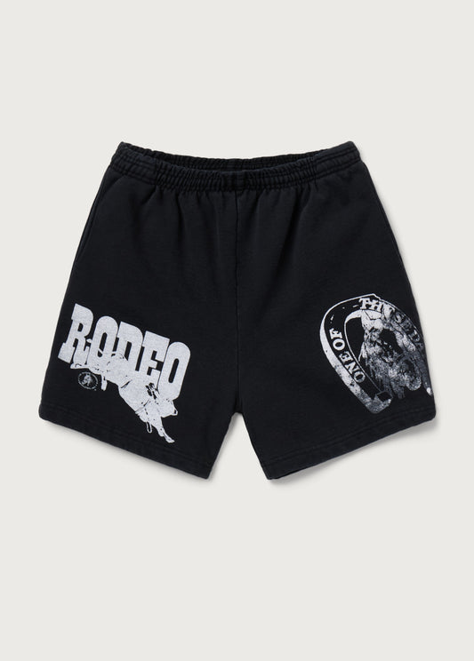 Rodeo Sweatshorts | Washed Black