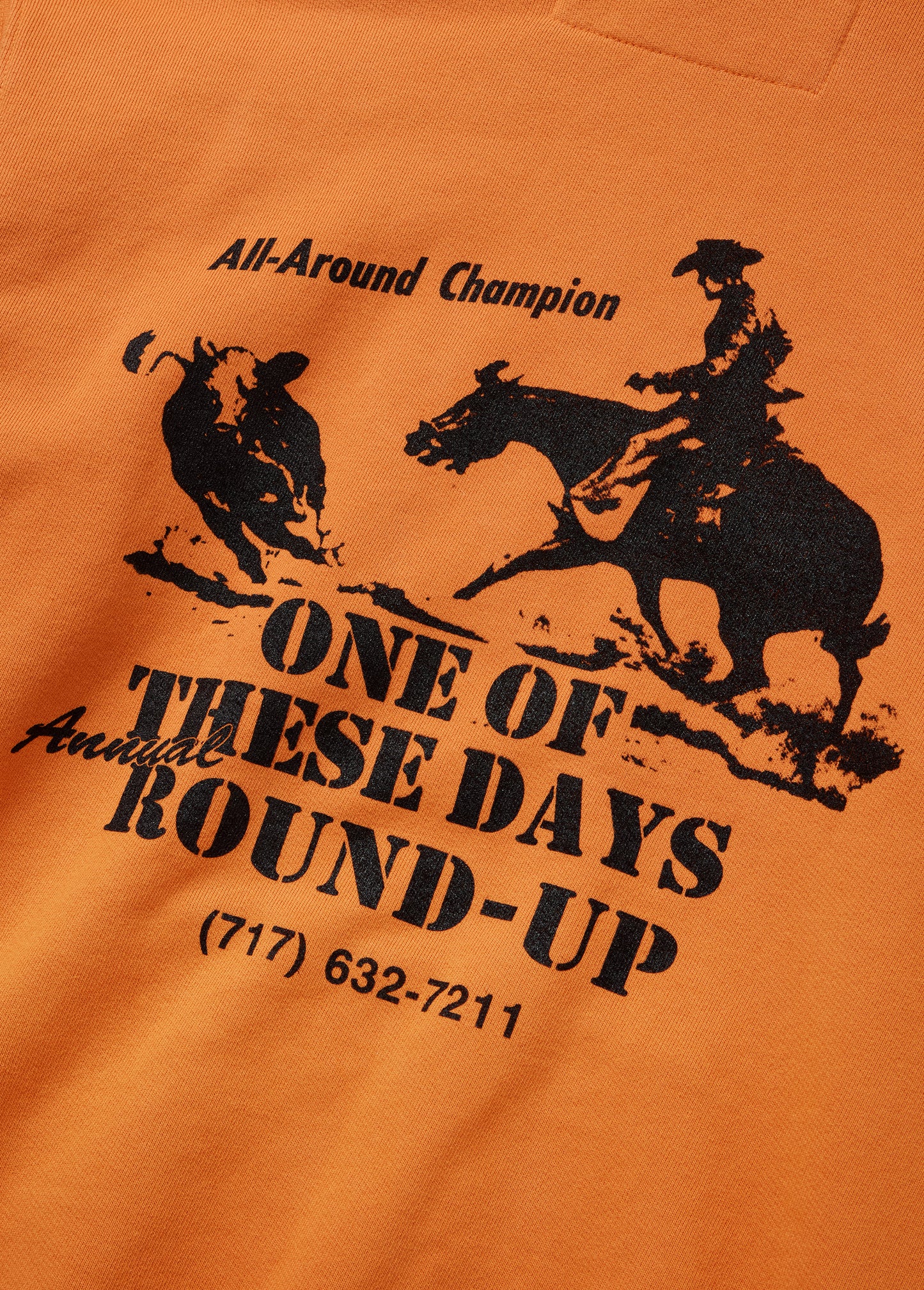 Round Up Hooded Sweatshirt | Orange