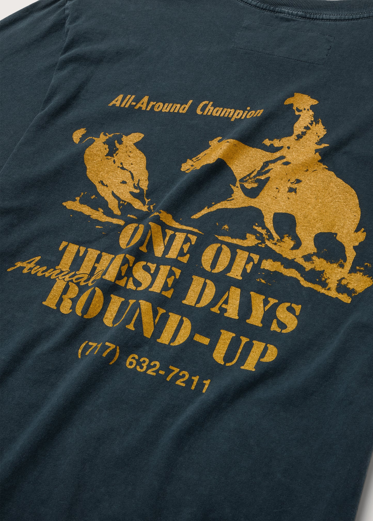 Round Up T-Shirt | Washed Black