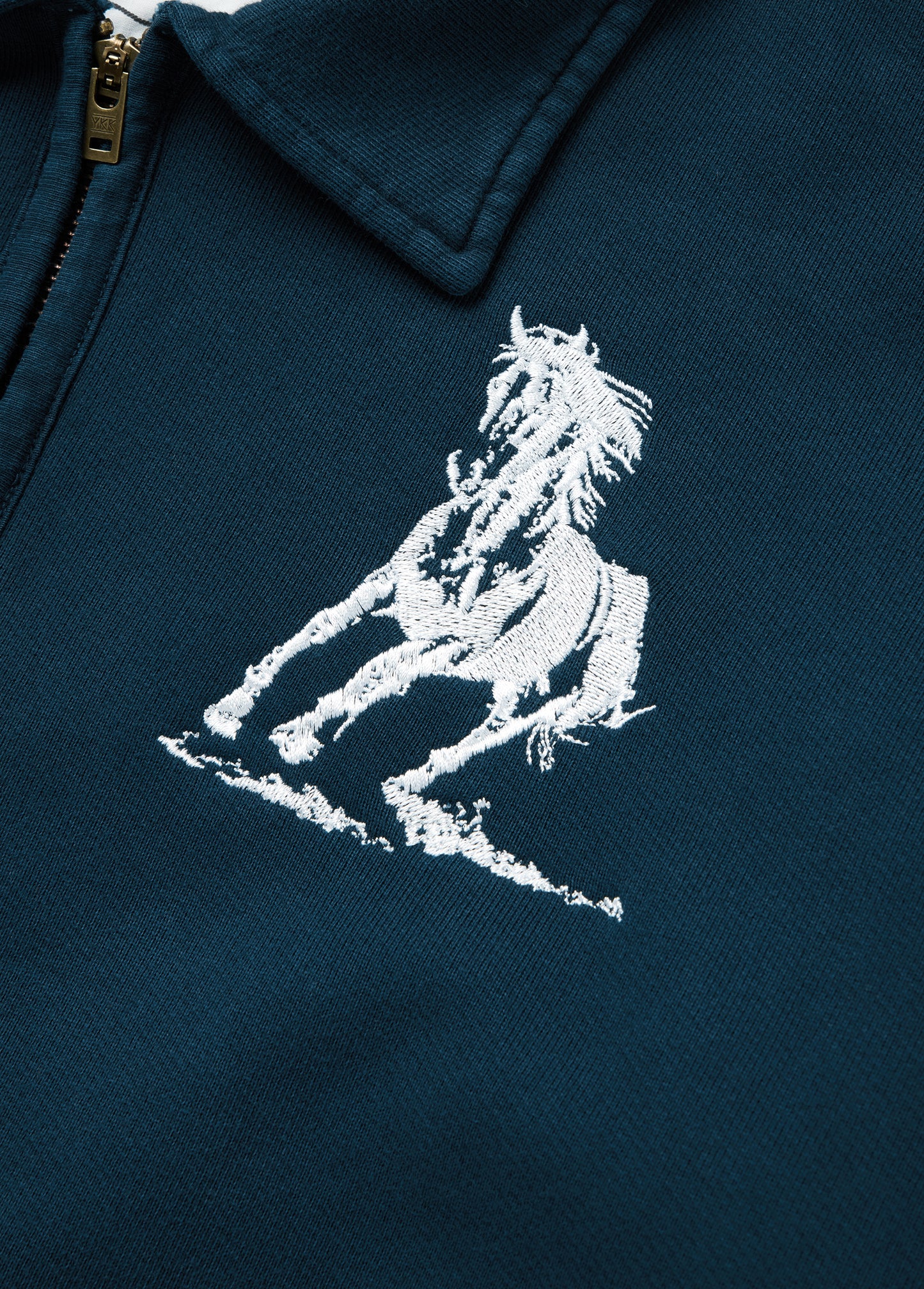 Running Horse Quarter Zip | Navy