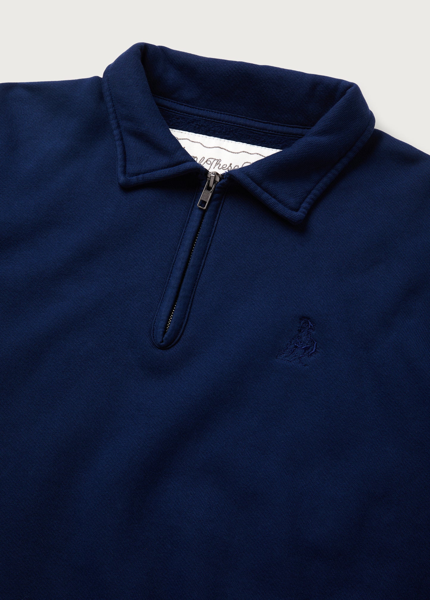 Running Horse Quarter Zip | Navy