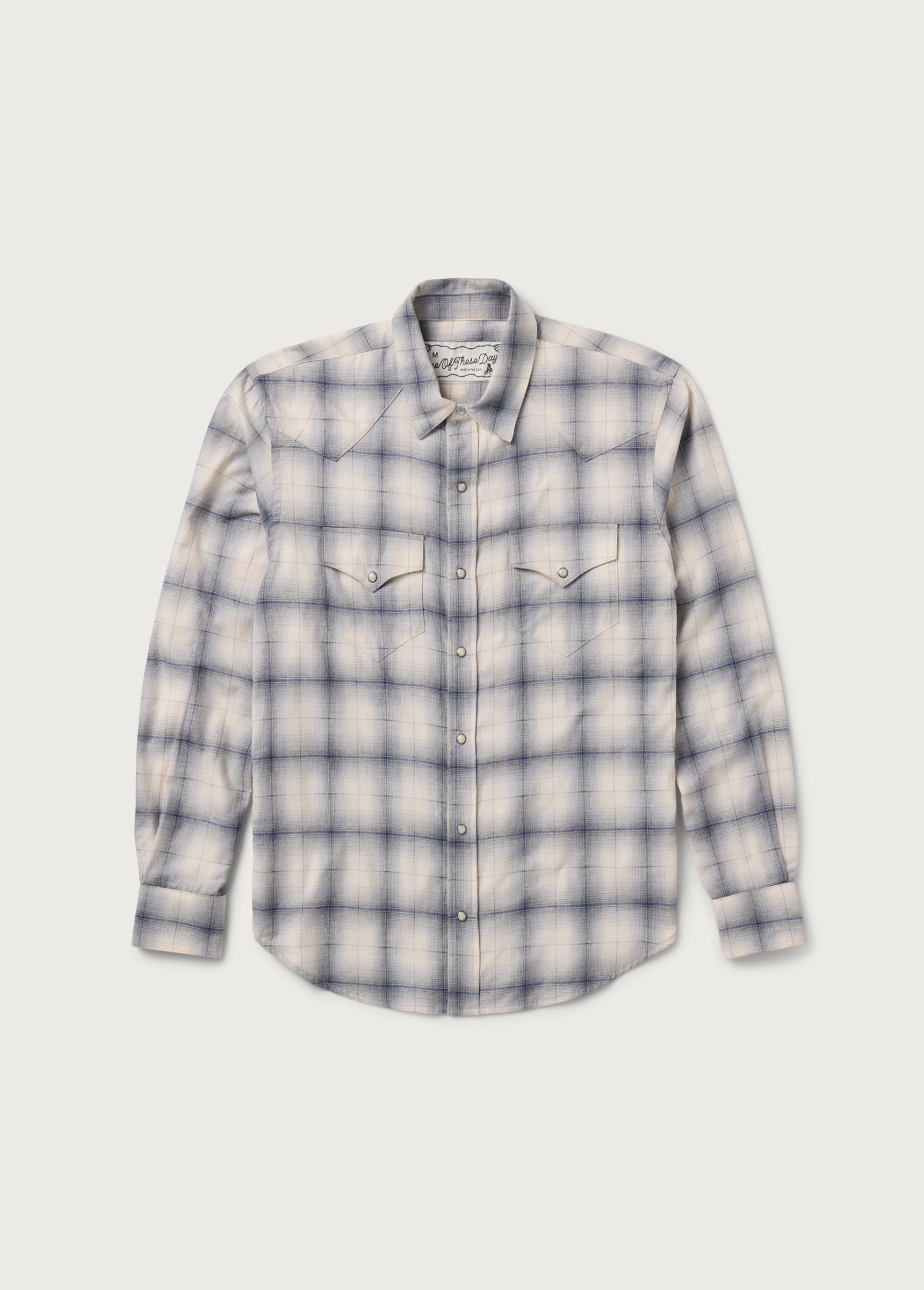 Shadow Plaid Western Shirt | Dusk