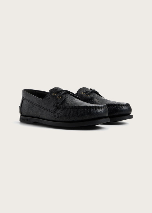 Lou Boat Shoe | Black