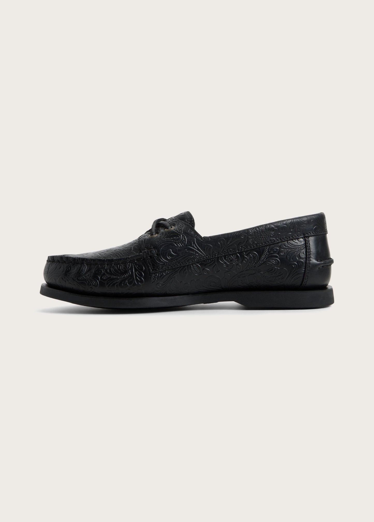Lou Boat Shoe | Black