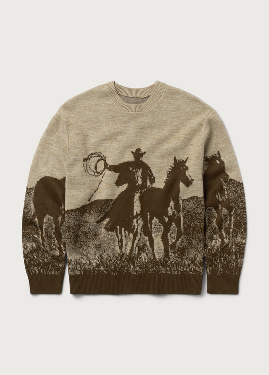 Spirit Of The Planes Knit Sweater | Brown