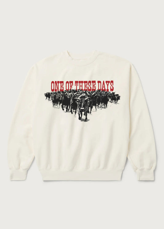 Stampede Crewneck | Bone