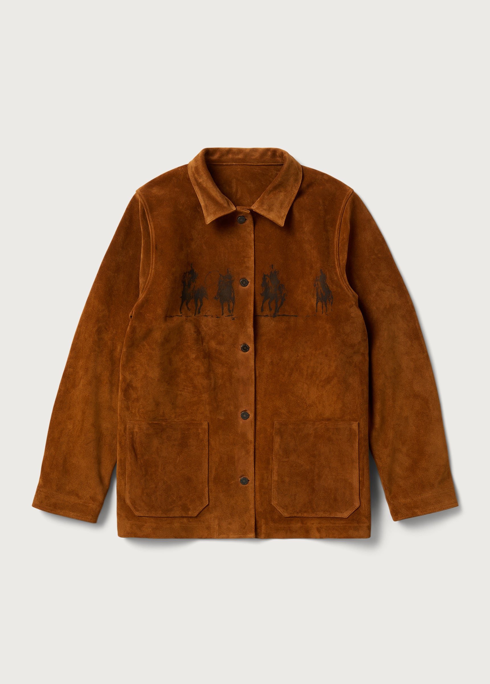 Suede Chore Jacket | Tobacco Suede