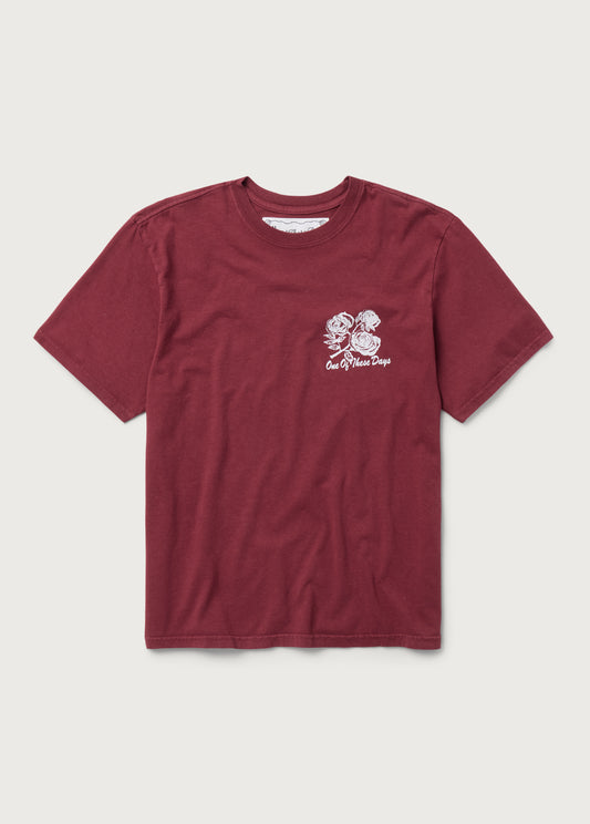Sweet Jane Tee | Hard Washed Burgundy