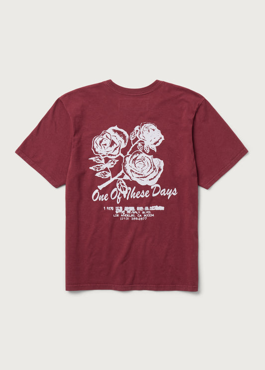 Sweet Jane Tee | Hard Washed Burgundy